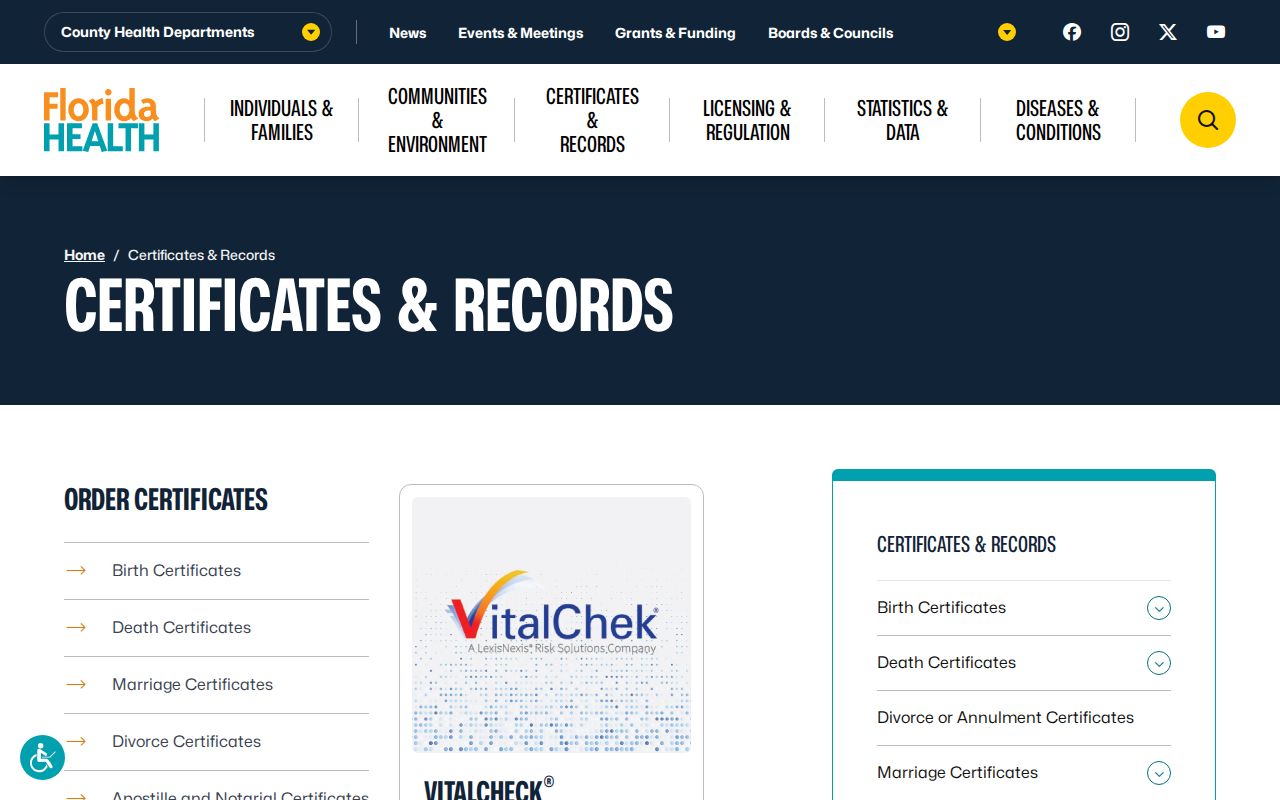 North Miami Beach resident lookup vital records hub